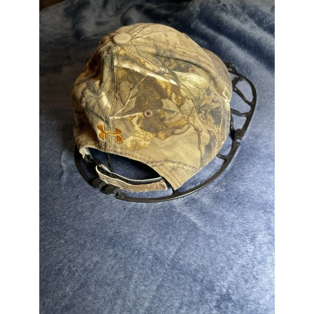 Under Armour Camo Hat Cap Mens Adjustable Strap Camouflage OSFA Hunting